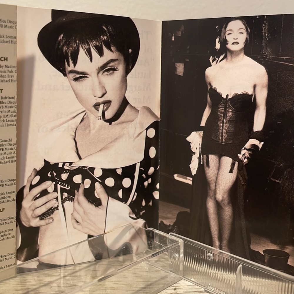 Madonna the immaculate collection cassette 1990 holiday like a virgin vogue